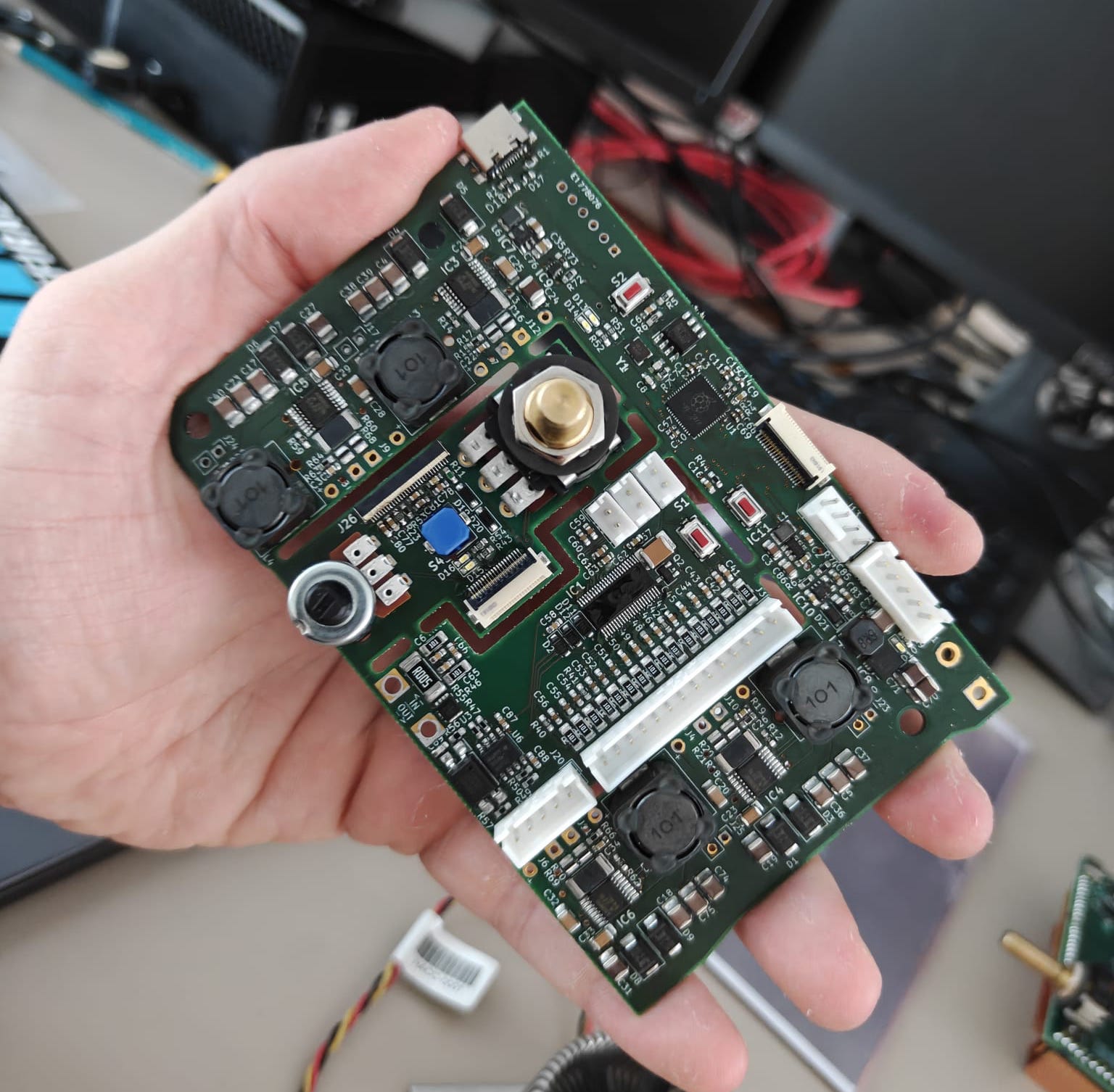 Assembled 200 W video light prototype