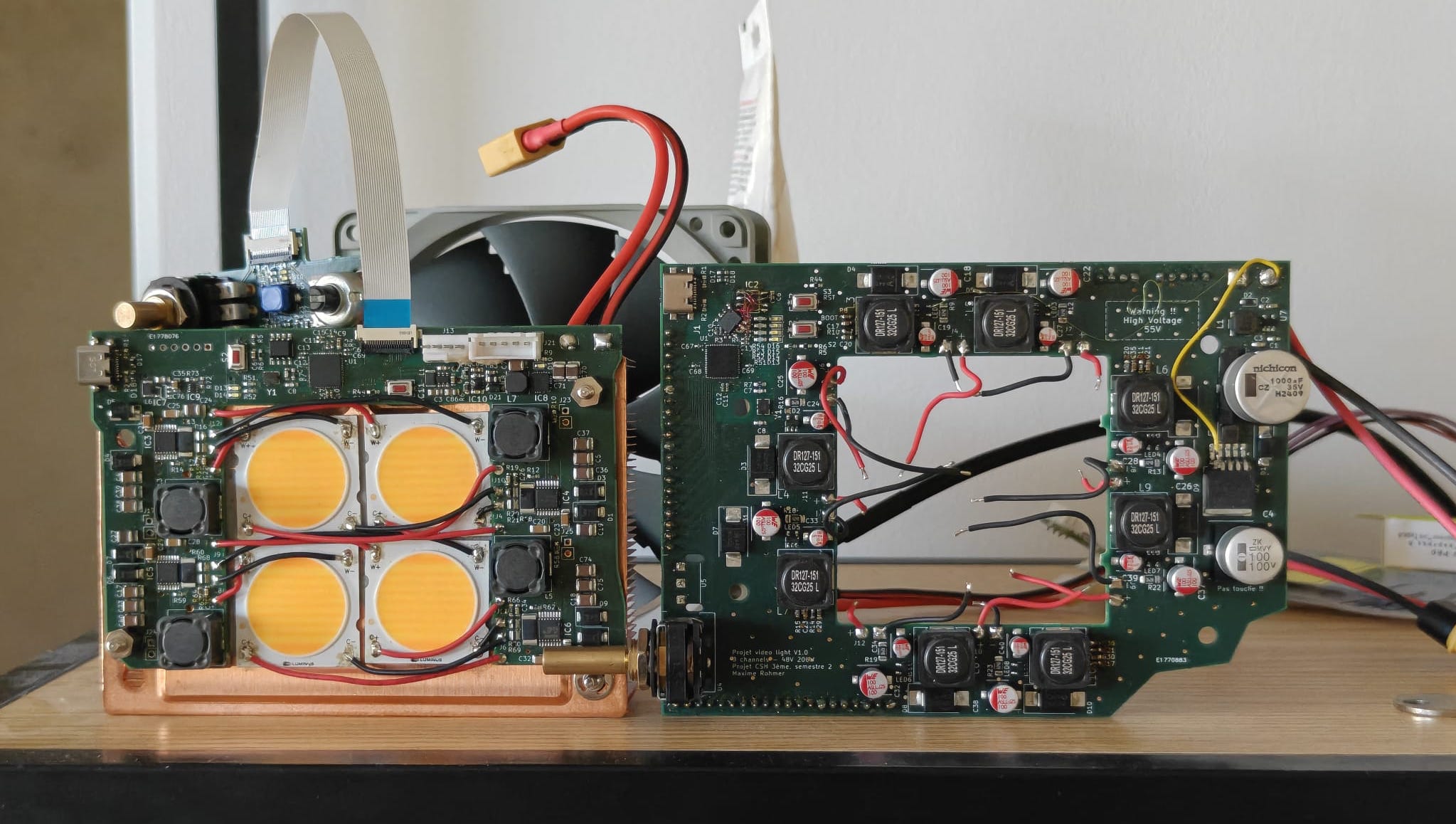 V1 and V2 side by side