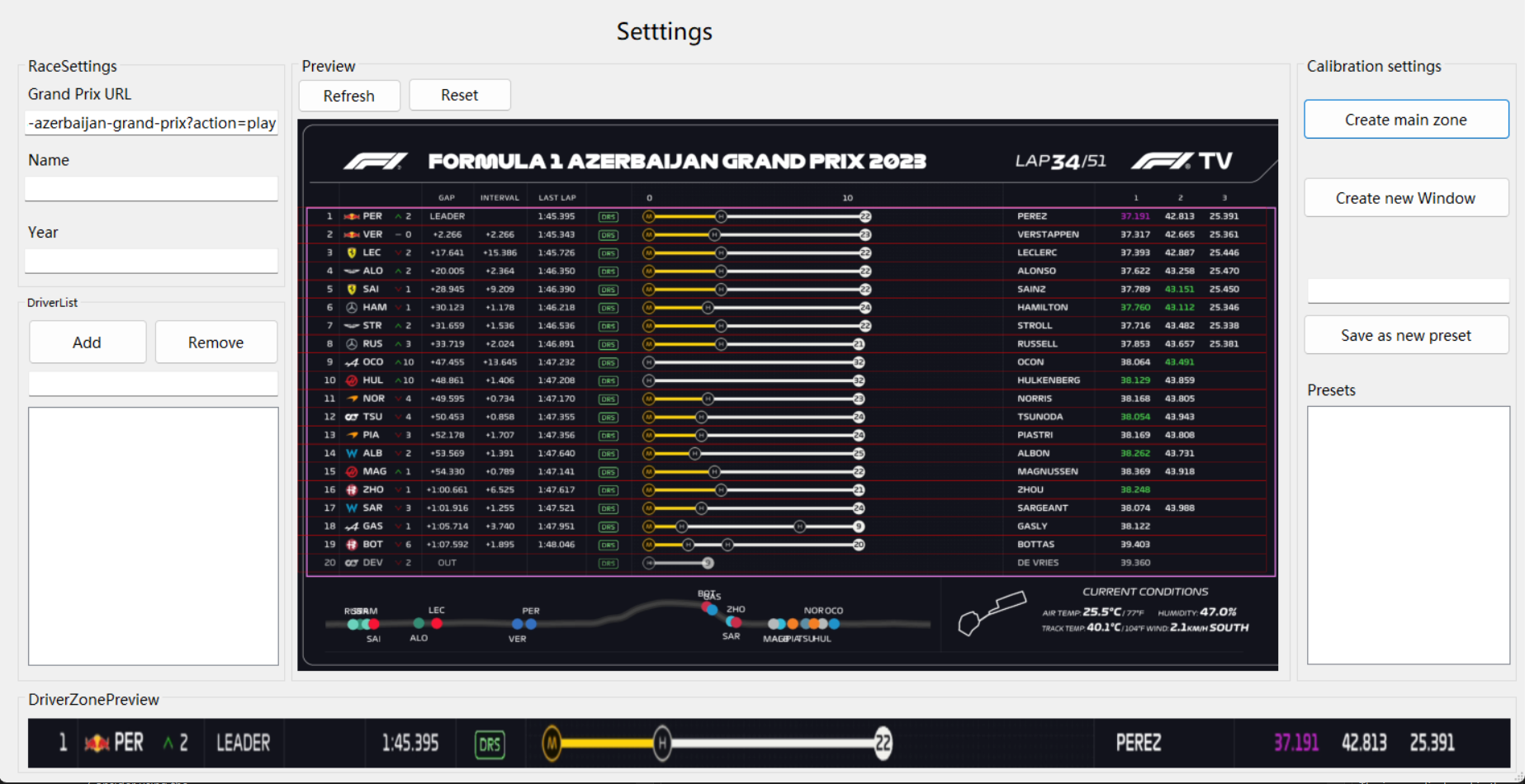 "Exemple settings UI"