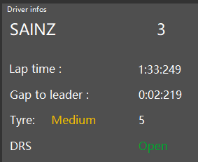 "Exemple d'affichage live"