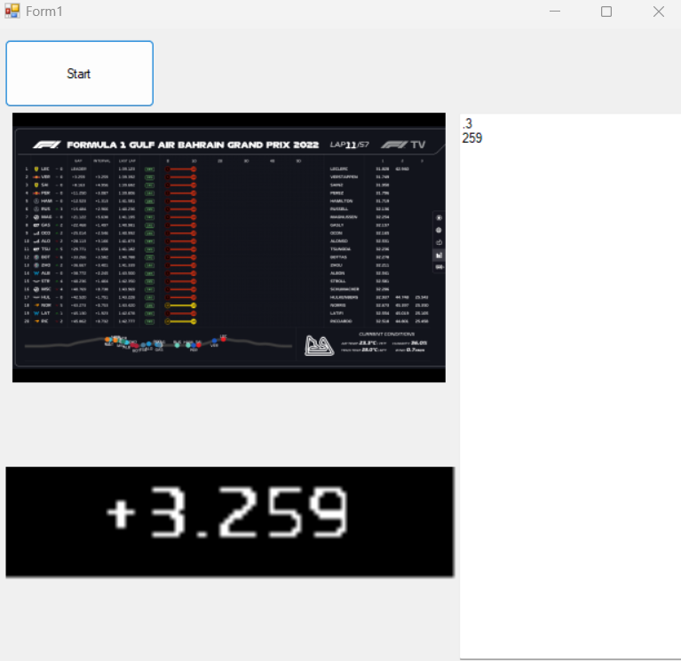 "Tentative 2 de reconnaissance du timing"