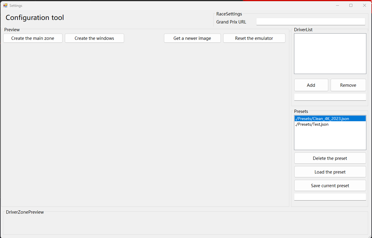 "Nouvelle page de configuration"