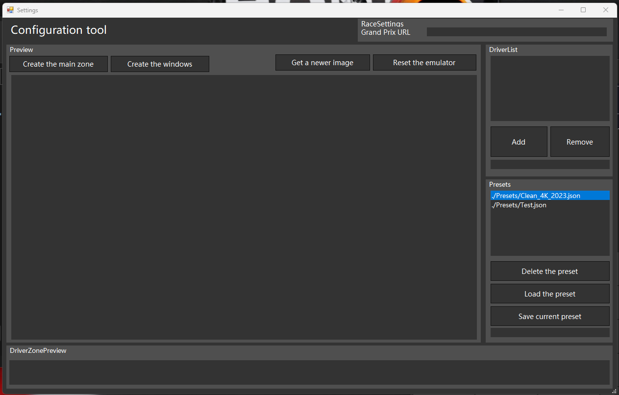 "Nouvelle page de config"